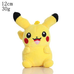 Peluches Pokémon de 4 pouces de haute qualité, en gros, assorties en usine, série d'anime, pendentifs pour sac, jouets en peluche animaux - Product Image 3