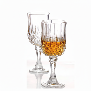 Cristalería irrompible, copa de vino de color personalizada, Vintage copa de cristal, cantidad personalizada, ámbar - Product Image 1