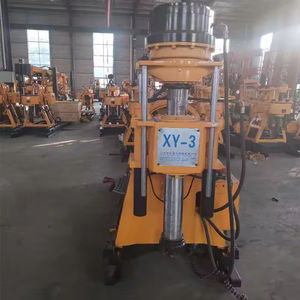 QIYUN 기계 지하 코어 드릴링 장비 XY-3 600m 유압 드릴 머신 기어박스 펌프 모터 베어링 기어 회전식 시추공 - Product Image 1