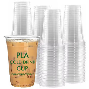 Bicchieri Monouso Personalizzati in PLA Riciclabile per Succhi, Bevande, Dessert e Smoothie con Coperchio - Product Image 2