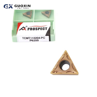 PROSPECT TCMT TCMT110204 PC P6205 Pièces de tournage CNC Machines pour insert en carbure Lame série en acier inoxydable pour outils de tour