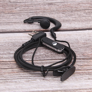 Walkie Talkie Headset Braided <b>Cable</b> 100cm Audio Attachment For Communication Devices - Product Image 1