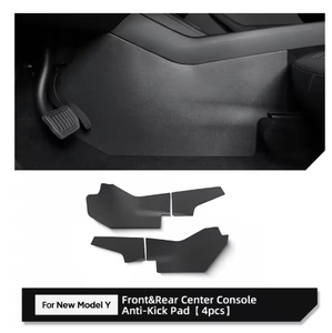 Pour Tesla modèle Y Juniper/Launch 2025 <span class=keywords><strong>voiture</strong></span> contrôle central côté Anti coup de pied accessoires sortie d'air Anti coup de pied tapis de protection - Product Image 6