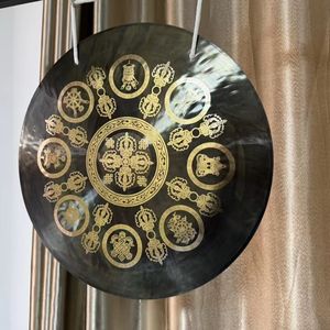 Gong chinois artisanal pour la guérison sonore avec support de type C - Product Image 3