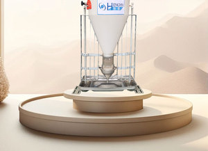 Comedero Automático para Cerdos Hengyin, Equipo de Granja Nuevo, Comedero Húmedo y Seco, Plástico+Acero, Blanco, 50 kg, 1 Año de Garantía - Product Image 3