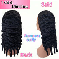 Perruques sans colle 13x4 HD avec dentelle transparente, ondulations naturelles/ondulées profondes, en cheveux humains vierges brun chocolat pour femmes