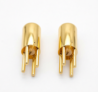 Connecteur RF coaxial miniature plaqué or, mâle, à montage sur circuit imprimé, SMP-JWHD532-SB1, 50 ohms, DC-18 GHz