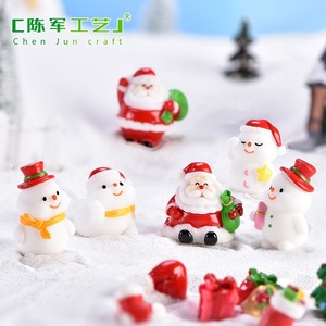 ซานต้าคริสต์มาสใหม่น่ารัก ตุ๊กตาหิมะจิ๋ว ตกแต่งบอนไซ DIY ฉากหิมะประดับ ของตกแต่งรูปสิงโตทะเล ผลิตในจีน C0382 - Product Image 5