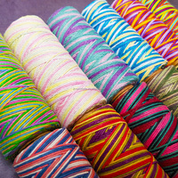 Fil de chanvre 100% biologique, 1MM, coloré, pour suspendre les étiquettes, vente en gros, livraison gratuite