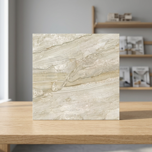 Azulejos de porcelana pulida Emperador Bronze 600x600mm con diseño de mármol marrón para pisos interiores de lujo - Product Image 2