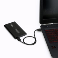 Box esterno per HDD/SSD da 2,5 pollici in alluminio SATA III a USB 3.0 5Gbps, supporta il hot-plug per Windows e Mac