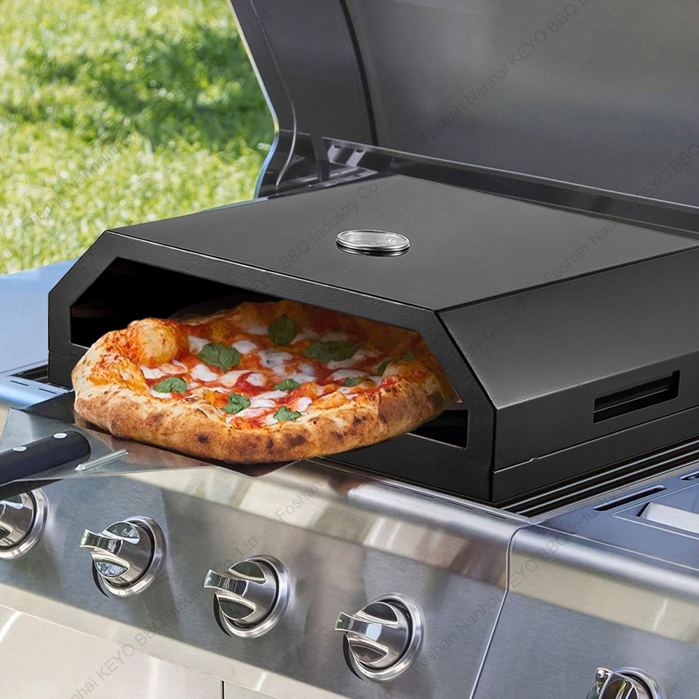 Hot Sales 16 Inch Multi Fuel Black Outdoor Portable Wood Fired Mini Pizza Oven