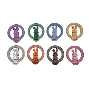 Cartoon Mirror Phone <b>Stand</b> Adhesive Foldable Universal Ring Holder For <b>Desktop</b> Home Office Use - Product Image 5