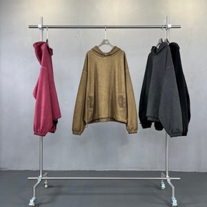 เสื้อฮู้ดดี้ผู้ชายคุณภาพสูง เสื้อสเวตเชิ้ตแบบสวม Unisex สตรีทแวร์ ขายส่ง เสื้อฮู้ดดี้แบบสั่งทำปักโลโก้ เสื้อฮู้ดดี้ผู้ชายแบบเรียบ - Product Image 2