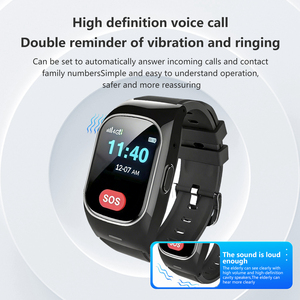 นาฬิกาอัจฉริยะสำหรับผู้สูงอายุ VA6 4G พร้อม GPS สายรัดข้อมือ<span class=keywords><strong>ต</strong></span>รวจจับการล้ม ปุ่มโทรฉุกเฉิน SOS สำหรับผู้สูงอายุ นาฬิกาอัจฉริยะเพื่อสุขภาพ - Product Image 5