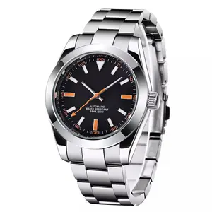 customize luxury brands wrist watch designers online shopping men's 50m waterproof automatic mechanical watches for men