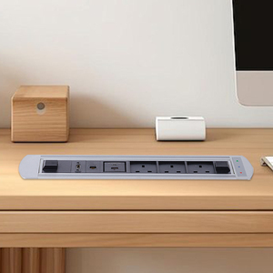 Caja de Tomacorrientes Giratoria Motorizada Industrial de Aleación de Aluminio con Puerto USB-C PD20W/65W para Mesa de Conferencias con Puerto de Red IP44 - Product Image 6