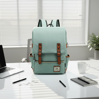 Sac à dos de voyage décontracté vintage Oxford 2026 avec logo personnalisé, grande capacité, pour étudiants et professionnels, idéal pour ordinateur portable