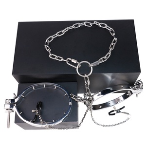 Pinzas para Pezones QKKQ de Acero Inoxidable 304 con Clips para Senos, Pinzas de Bondage para Senos BDSM, Pinzas para Pezones con Correa, Juguetes Sexuales para Parejas - Product Image 3