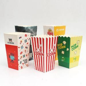 Bolsa de Papel para Palomitas de Maíz, Bolsa para Palomitas de Maíz para Fiestas y Picnic, Bolsa de Papel Kraft Laminado Grueso Resistente al Aceite, Bolsa para Envasado de Alimentos - Product Image 2