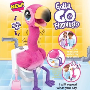 Juguete Electrónico de Peluche de Flamenco Estilo TikTok con Sonidos, Baila y Canta, Relleno de Algodón PP, para Niñas - Product Image 1