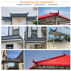 Tejas de plástico de resina artificial, lámina de <span class=keywords><strong>techo</strong></span> antigua Pp, revestimiento impermeable, Material de Casa construido, azulejo de <span class=keywords><strong>techo</strong></span> de resina sintética Asa - Product Image 5