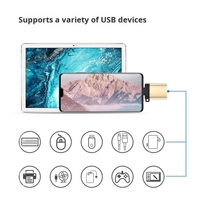 Adaptador USB 3.0 OTG de Alta Velocidad Tipo-C a Lector de Tarjetas SD para Transferencia Instantánea de Archivos para Android, iOS y Harmony OS