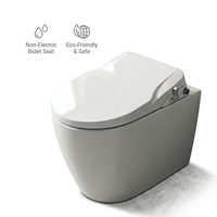 Accessoire de bidet mécanique en forme de U pour toilettes, avec couvercle anti-choc et fermeture douce, pour lavage intime et hygiène féminine, choix éco-responsable, moderne, à eau
