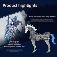 Modynamic Core Zhao Yun Complete Jade DragonWhite Orchid Steed Mount ABS-frame Highly Posable Domestically-created