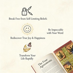 Los Cuatro Acuerdos: Guía de Libertad Personal y Crecimiento Espiritual de Don Miguel Ruiz - Product Image 3