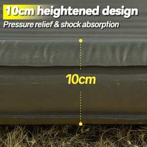 Cama de Camping Plegable de Nailon, Cómoda para Exteriores, Colchón Inflable de TPU para Viajes, Saco de Dormir Portátil, Colchoneta de Camping, Cama de Aire - Product Image 4