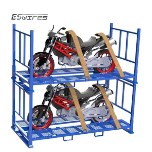 Pallet di trasporto di spedizione del motociclo dell'acciaio del metallo dello scaffale di industria logistica da vendere