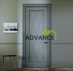 Cửa gỗ rắn hiện đại với chi tiết ốp tinh tế cho ngôi nhà hiện đại - Product Image 1