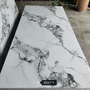 Painel Alternativo de Decoração ODM com Aparência de Mármore UV, Placa de PVC, Composto de Pedra Plástica e Outros Papéis de Parede - Product Image 1