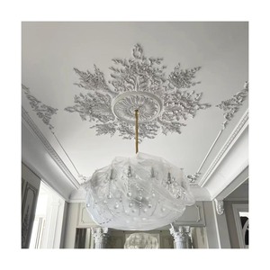 Moldura de Esquina 3D <span class=keywords><strong>para</strong></span> Pared, Moderna, Ligera, Impermeable, de Chapa de PU, <span class=keywords><strong>para</strong></span> Decoración de Interiores de Villas y Hoteles, Venta al por Mayor - Product Image 1