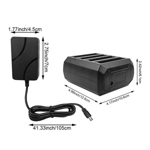 สถานีชาร์จแบตเตอรี่ 4 ช่องใช้งานร่วมกับ Zebra WT6000 RS6000 WT60A0 WT63B0 BT00262A01 BTRY-NWTRS-33MA-01 - Product Image 6