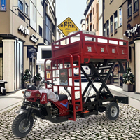 Tricycle automoteur à trois roues élévateur à ciseaux plate-forme de levage de moto hydraulique pour cargaison prix ultra-bas ouvert