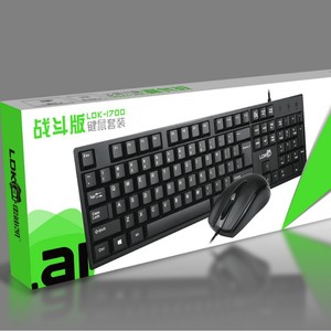 LDK Wired Keyboard Mouse Combo 104 <b>Keys</b> <b>USB</b> English Gaming Office Set - Product Image 5