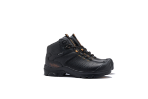 Wholesale Elkland Men's Composite Toe Safety <b>Boots</b> Crazy Horse <b>Leather</b> Upper for Midsole EVA+Rubber Outsole for All Seasons - Product Image 2