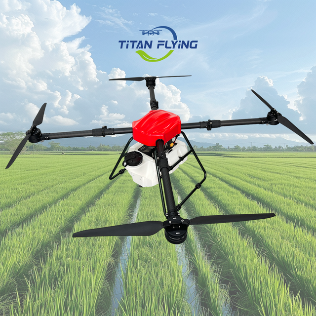 New Carbon Fiber Agricultural Drone Nova - Serious With Remote Control Battery for Farm Spraying Pesticide on Plants