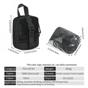 Trousse de premiers secours pour enfant, sacoche tactique de ceinture Molle, étui de téléphone, pochette de transport - Product Image 2