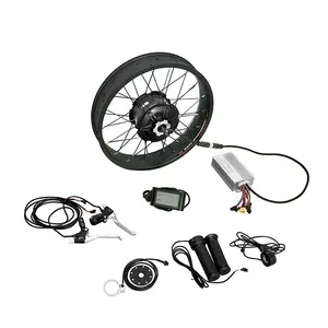 BaFang Hub Roda Gigi Drive Belakang 48V 1000 Watt, Kit Sepeda Motor dengan Layar LCD SW900