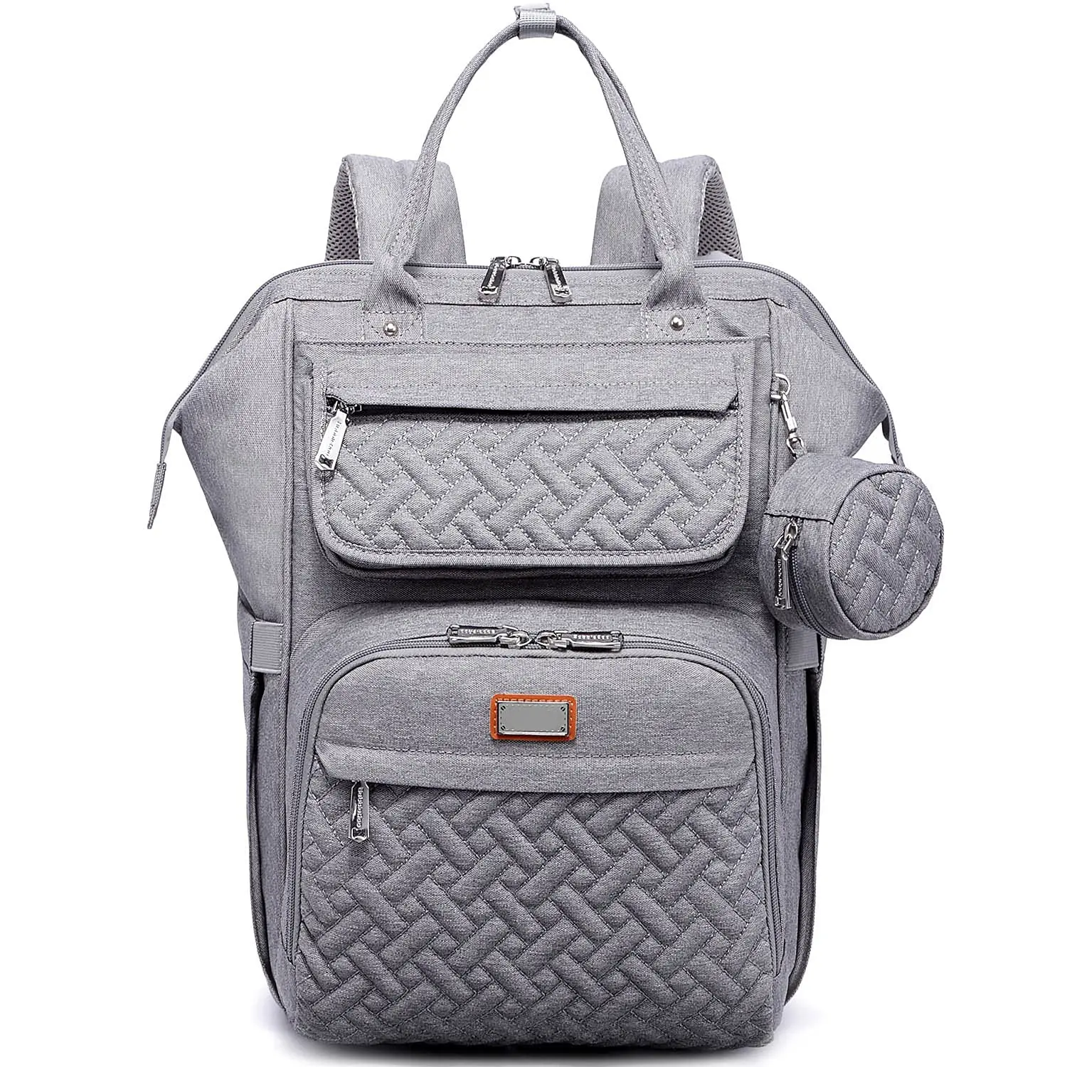 Manufacturer Custom 2022 New Designer Unique Luxury Nylon Waterproof With Changing Station Mommy Bag Baby Diaper Bag Backpack