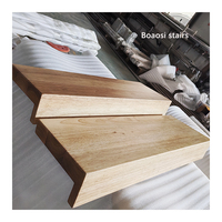 Escalier droit moderne à poutre simple/double avec éclairage LED à capteur, en acier et bois, durable, écoénergétique, pour hall intérieur et appartement