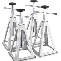 Crics de stabilisation pour camping-car VEVOR, lot de 4, crics de nivellement en aluminium pour caravane, vis simple, 6000 lb, réglables, 11/17