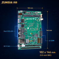 Carte mère industrielle 3,5 pouces intégrée Wildcat Lake DDR5 M.2 2280 PCIe 4.0 double LAN 2,5G 6 ports COM DC 9-36V