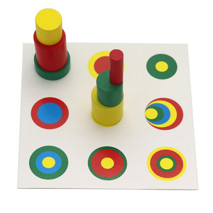 Set di Blocchi di Costruzione in Legno Montessori, 4 Diversi Giocattoli Educativi Colorati per <span class=keywords><strong>Matematica</strong></span>, Regalo per l'Apprendimento Precoce dei Bambini in Età Prescolare - Product Image 6