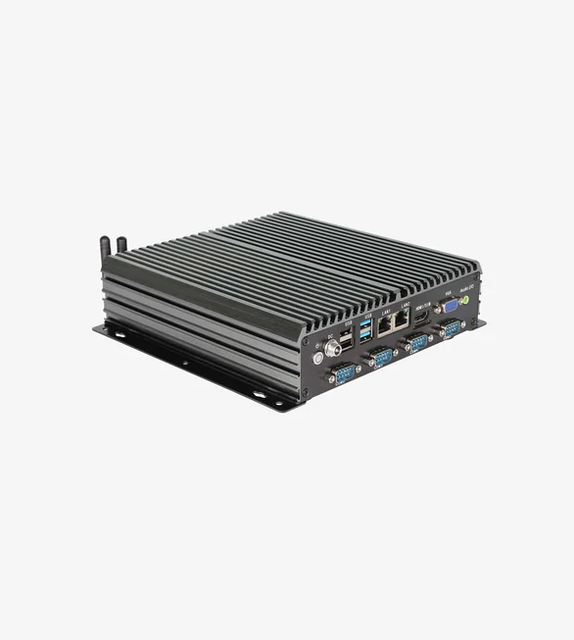 SALZ Automation Industrial Computer Windows 11 Intel Celeron J6412 4GB DDR4 RAM M.2 SSD (128GB/256GB/512GB/1TB) Aluminum Stock