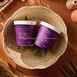 Contenedores desechables compostables de 880 ml (31 oz) con tapa, vasos de papel para helado con relieve y asa. - Product Image 1