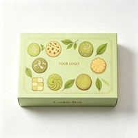 Boîtes en papier personnalisées pour biscuits et pâtisseries, avec séparateur en papier, pour l'emballage alimentaire